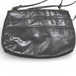 Borelli Vintage Grey Soft Leather Crossbody Bag